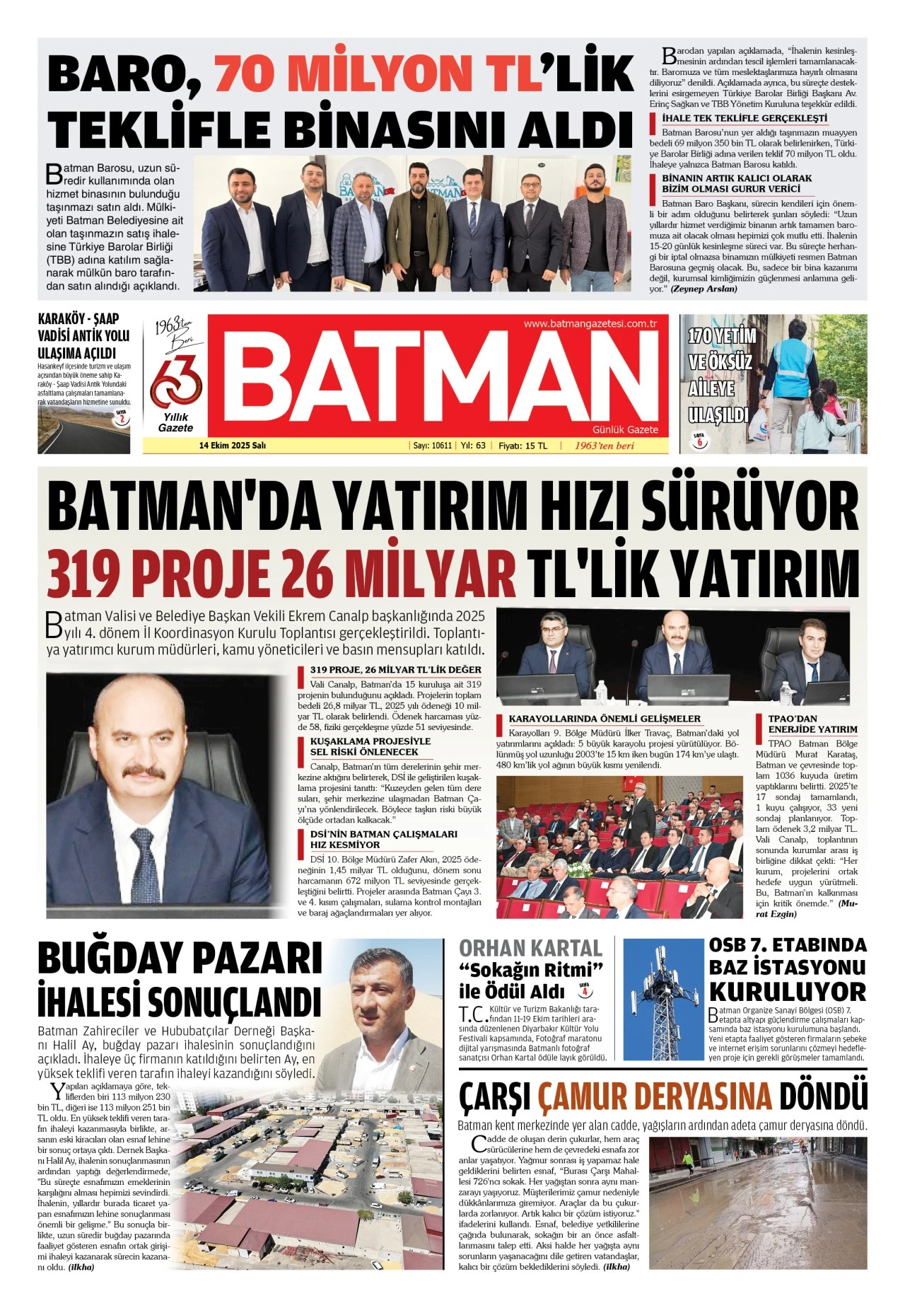 14 EKİM 2025 SALI