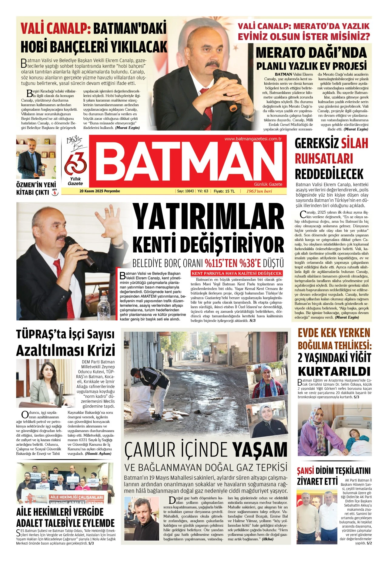 20 KASIM 2025 PERŞEMBE 