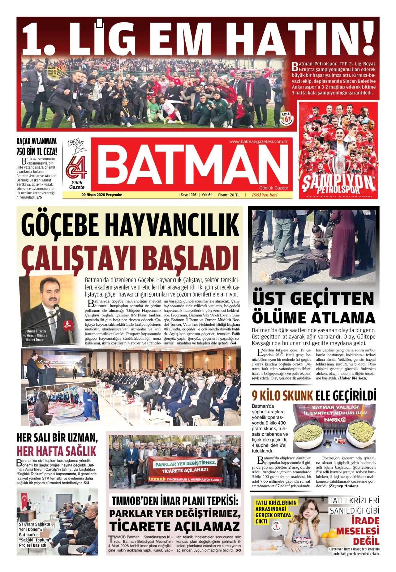 09 NİSAN 2026 PERŞEMBE