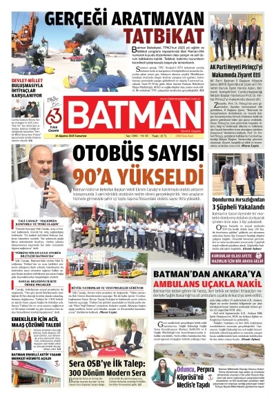 16 AĞUSTOS 2025 CUMARTESİ