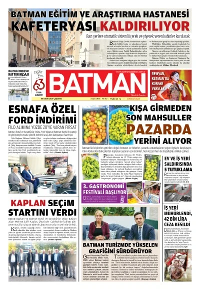 5 KASIM 2025 ÇARŞAMBA