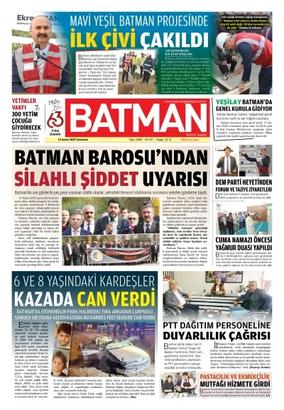 15 KASIM 2025 CUMARTESİ