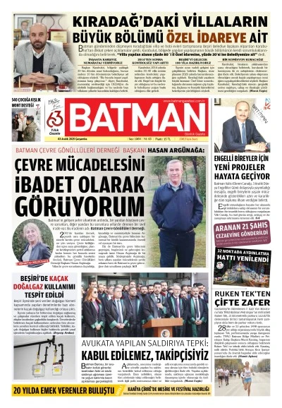 3 ARALIK 2025 ÇARŞAMBA