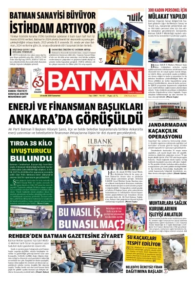 13 ARALIK 2025 CUMARTESİ