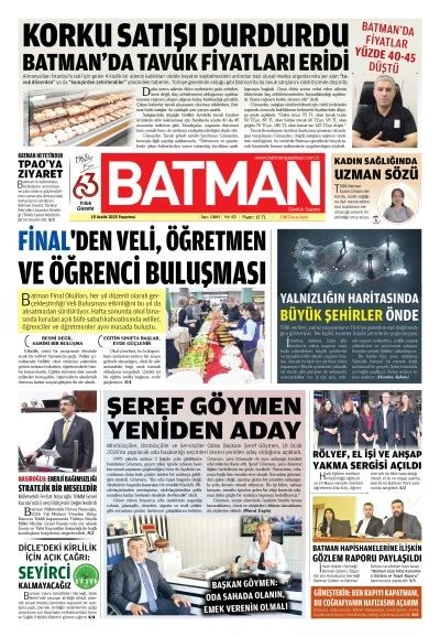 15 ARALIK 2025 PAZARTESİ