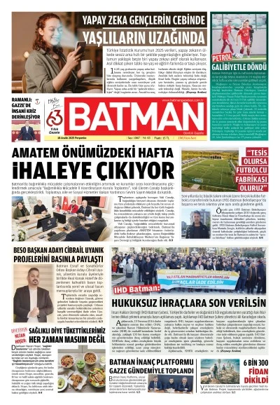 18 ARALIK 2025 PERŞEMBE