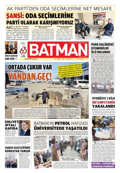 20 ARALIK 2025 CUMARTESİ