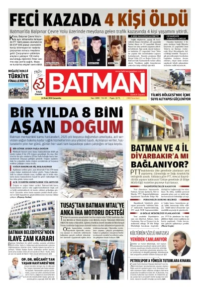 14 OCAK 2026 &Ccedil;ARŞAMBA