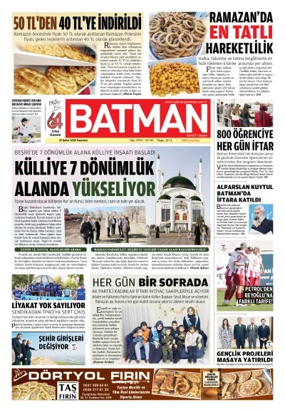 23 ŞUBAT 2026 PAZARTESİ