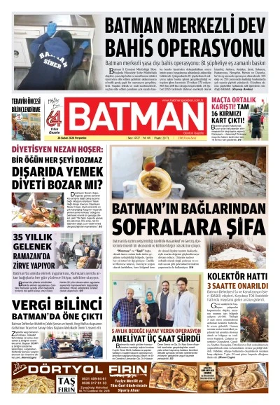 26 ŞUBAT 2026 PERŞEMBE