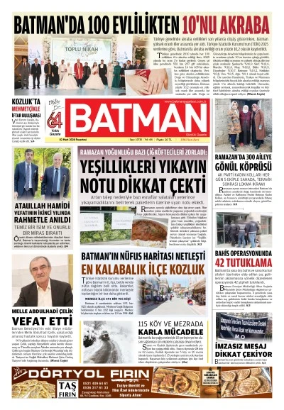 02 MART 2026 PAZARTESİ