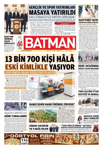 05 MART 2026 PERŞEMBE
