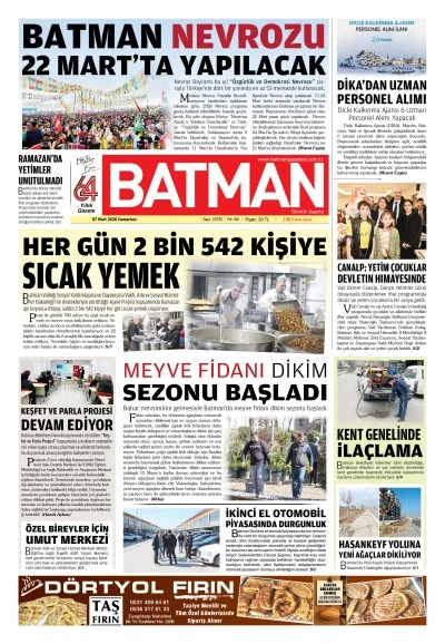 07 MART 2026 CUMARTESİ