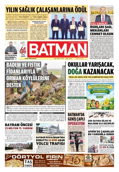 18 MART 2026 &Ccedil;ARŞAMBA