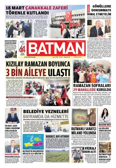 19 MART 2026 PERŞEMBE