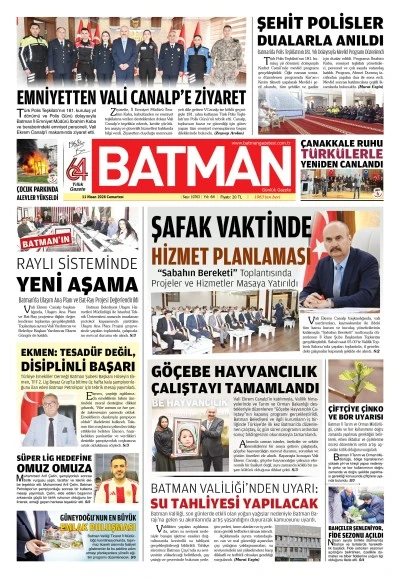 11 NİSAN 2026 CUMARTESİ