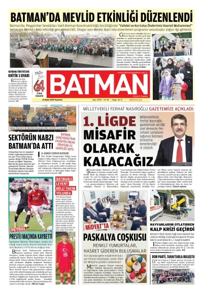 13 NİSAN 2026 PAZARTESİ