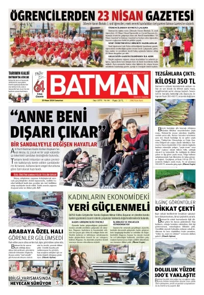 25 NİSAN 2026 CUMARTESİ