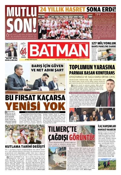 27 NİSAN 2026 PAZARTESİ