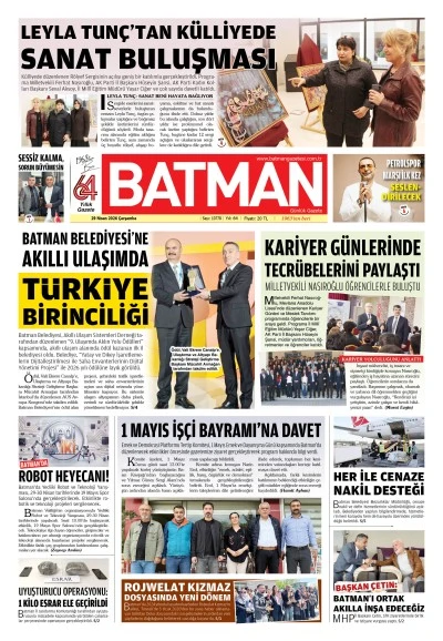 29 NİSAN 2026 &Ccedil;ARŞAMBA