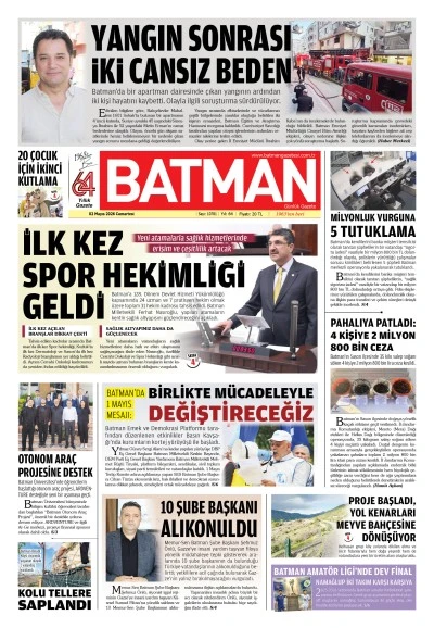 02 MAYIS 2026 CUMARTESİ