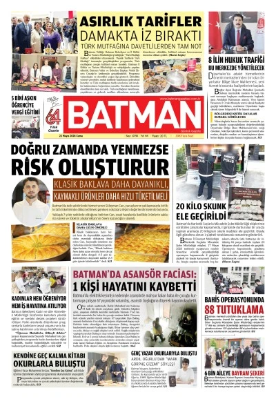 22 MAYIS 2026 CUMA
