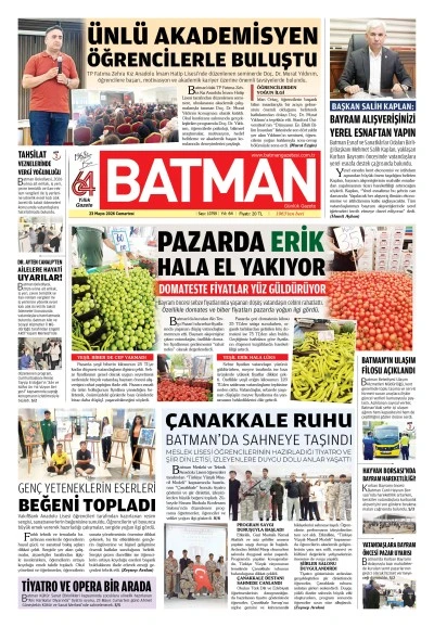 23 MAYIS 2026 CUMARTESİ