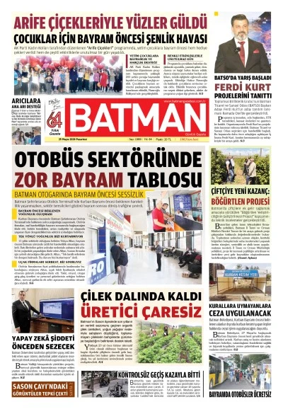25 MAYIS 2026 PAZARTESİ