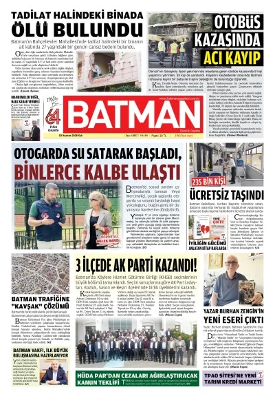02 HAZİRAN 2026 SALI