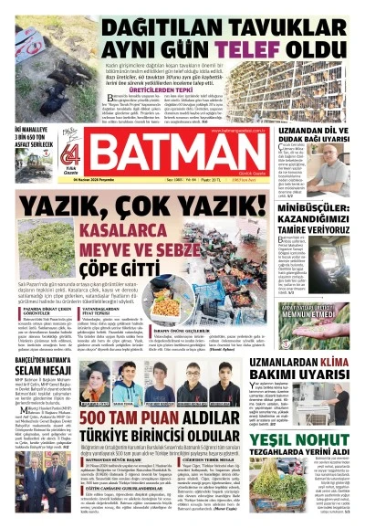 04 HAZİRAN 2026 PERŞEMBE
