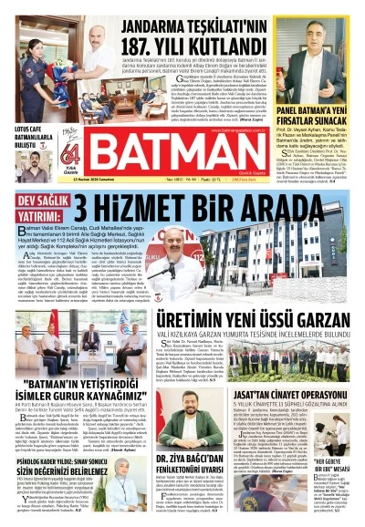 13 HAZİRAN 2026 CUMARTESİ