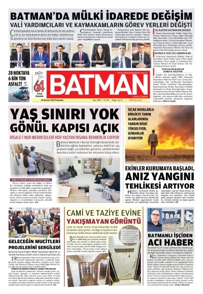 18 HAZİRAN 2026 PERŞEMBE