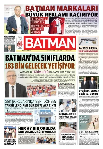 26 HAZİRAN CUMA 2026