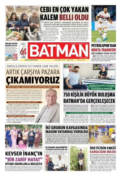29 HAZİRAN 2026 PAZARTESİ
