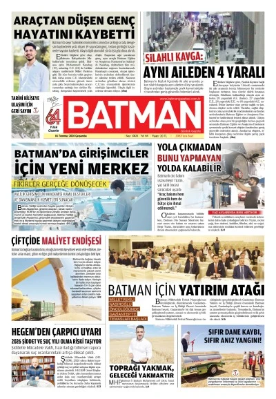 01 TEMMUZ 2026 &Ccedil;ARŞAMBA