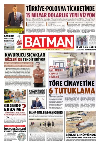 06 TEMMUZ 2026 PAZARTESİ