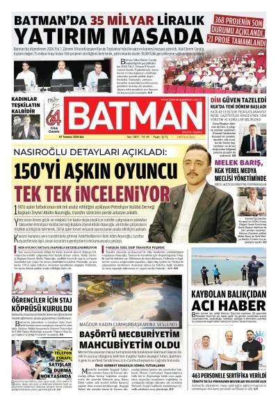 07 TEMMUZ 2026 SALI