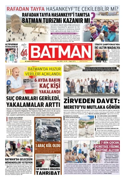 08 TEMMUZ 2026 &Ccedil;ARŞAMBA