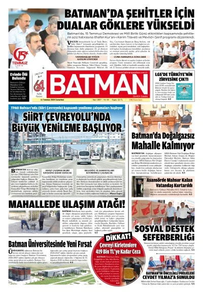 11 TEMMUZ 2026 CUMARTESİ