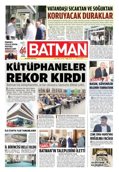 24 TEMMUZ 2026 CUMA