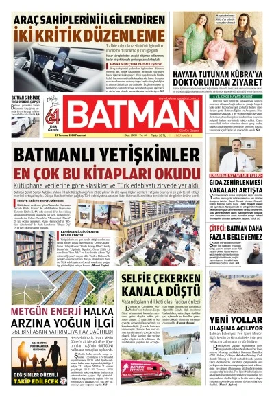 27 TEMMUZ 2026 PAZARTESİ