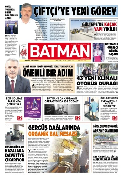 08 AĞUSTOS 2026 CUMARTESİ