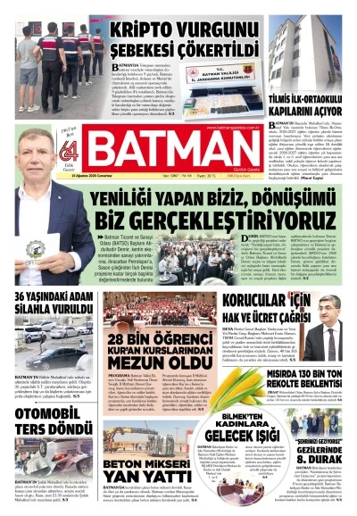 15 AĞUSTOS 2026 CUMARTESİ