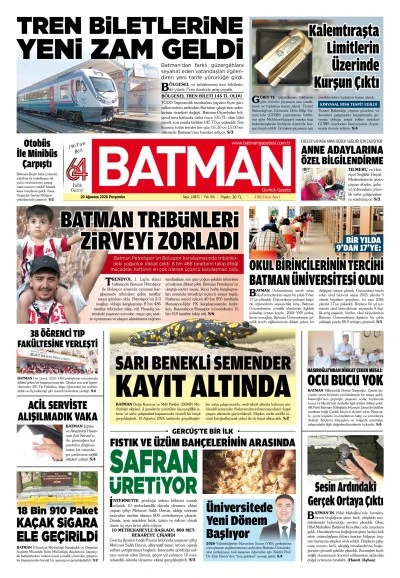 20 AĞUSTOS 2026 PERŞEMBE 
