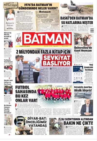 26 AĞUSTOS 2026 &Ccedil;ARŞAMBA