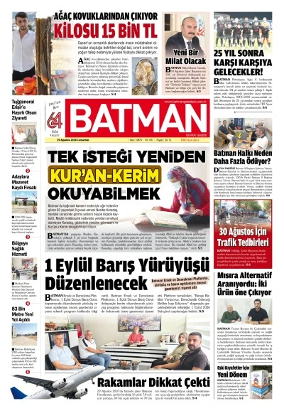 29  AĞUSTOS 2026 CUMARTESİ