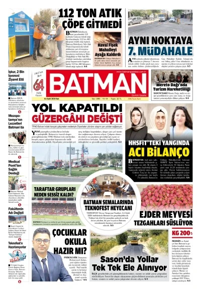 01 AĞUSTOS 2026 SALI