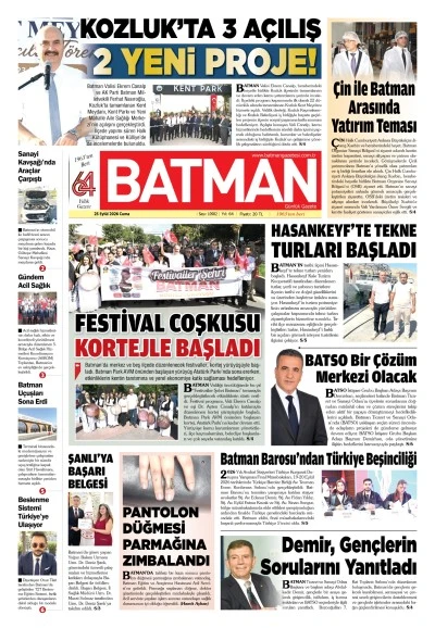 25 EYL&Uuml;L 2026 CUMA