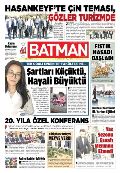 26 EYL&Uuml;L 2026 CUMARTESİ
