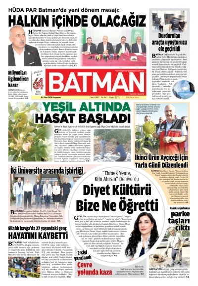 01 Ekim 2026 Perşembe